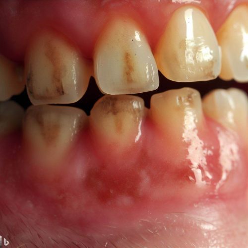 سیاه شدن لثه