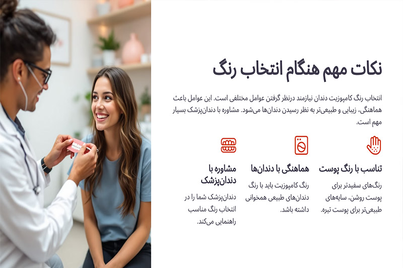 نکات-مهم-هنگام-انتخاب-رنگ-کامپوزیت-دندان