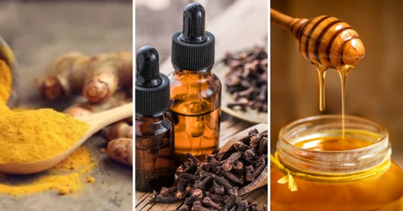 زردچوبه و عسل راهی برای درمان دندان درد با زردچوبه