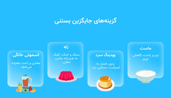 گزینه‌های جایگزین بستنی