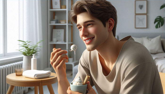 خوردن بستنی بعد از ایمپلنت